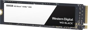Western Digital WD Black 500GB PCIe x4 NVMe (WDS500G2X0C) цена и информация | Внутренние жёсткие диски (HDD, SSD, Hybrid) | hansapost.ee