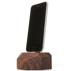 Apple iPhone 6 / 7 / 8 / X Dokkijaam Woodcessories EcoDock - Walnut цена и информация | Зарядные устройства для телефонов | hansapost.ee