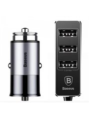 Автомобильное зарядное устройство Baseus, 4 разъема USB и быстрая зарядка цена и информация | Зарядные устройства для телефонов | hansapost.ee