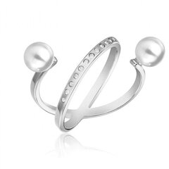 Emily Westwood Elegantne terassõrmus pärlitega WR1023S hind ja info | Sõrmused | hansapost.ee