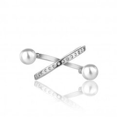 Emily Westwood Elegantne terassõrmus pärlitega WR1023S hind ja info | Sõrmused | hansapost.ee
