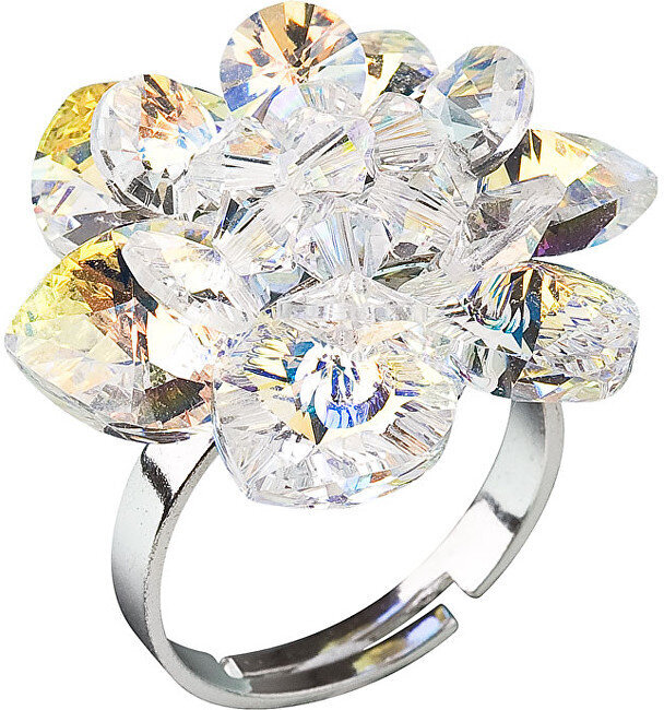 Evolution Group Ring Lily 35012.2 crystal ab цена и информация | Sõrmused | hansapost.ee