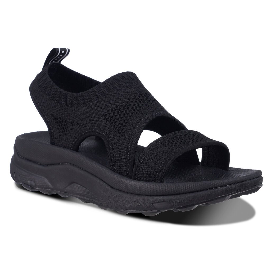 Luhta naiste sandaalid MUIKEA, must цена и информация | Sandaalid naistele | hansapost.ee