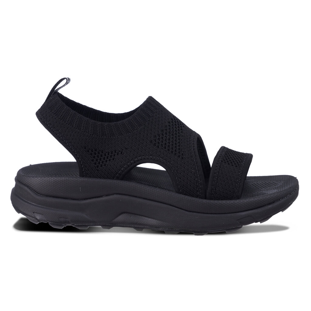 Luhta naiste sandaalid MUIKEA, must цена и информация | Sandaalid naistele | hansapost.ee
