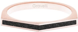 Gravelli Стальное кольцо с бетоном Two Side бронза/антрацит GJRWRGA122 цена и информация | Кольцо | hansapost.ee
