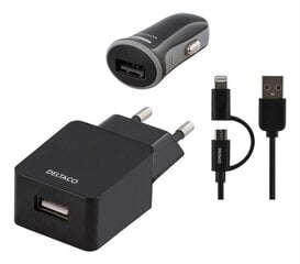 Deltaco USB-ACDC цена и информация | Зарядные устройства для телефонов | hansapost.ee