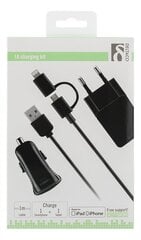 Deltaco USB-ACDC, Lightning, 1A hind ja info | Laadijad mobiiltelefonidele | hansapost.ee