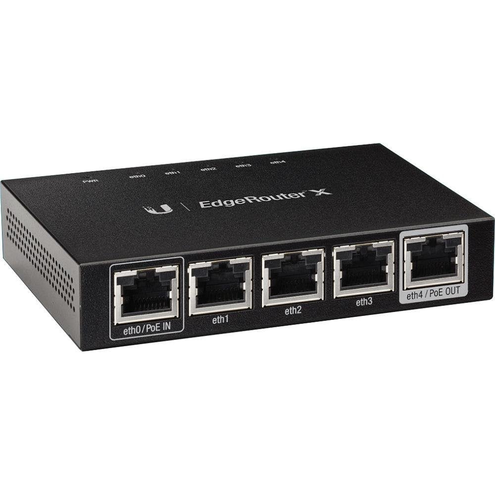 Ubiquiti EdgeRouter ER-X 5 Gigabit RJ45 ports, 1x24V Passive PoE Passthrough hind ja info | Ruuterid | hansapost.ee