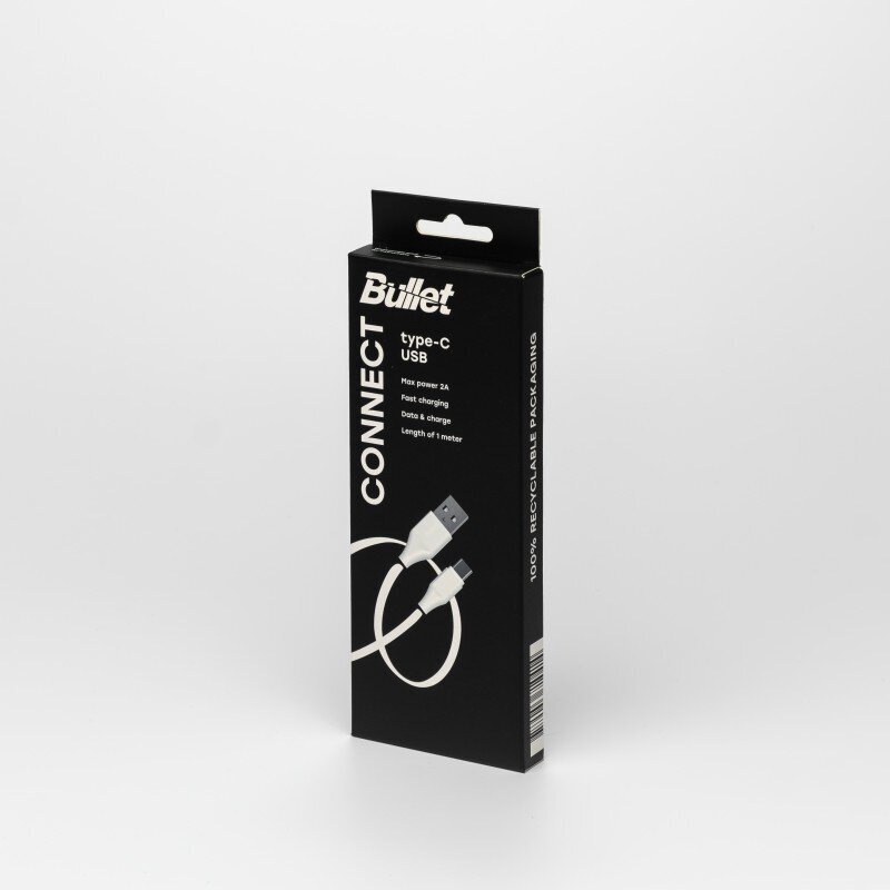 Bullet kaabel Type C - USB, 1m hind ja info | Mobiiltelefonide kaablid | hansapost.ee
