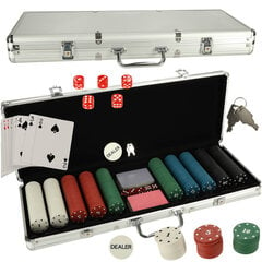 Pokkeri komplekt kohvris koos 500 žetooniga hind ja info | Hasartmängud ja pokker | hansapost.ee
