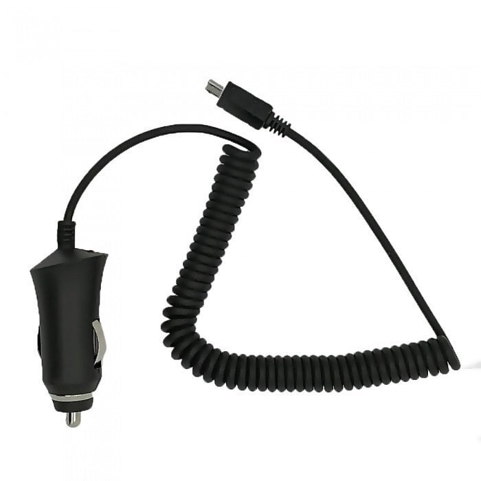 Laadija HQ Premium Car charger 1A + micro USB cable, must цена и информация | Laadijad mobiiltelefonidele | hansapost.ee