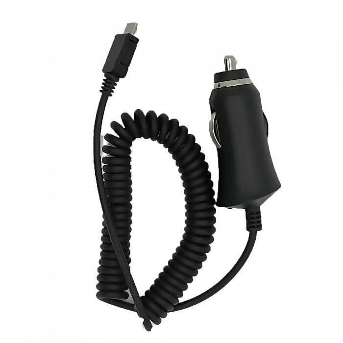 Laadija HQ Premium Car charger 1A + micro USB cable, must цена и информация | Laadijad mobiiltelefonidele | hansapost.ee