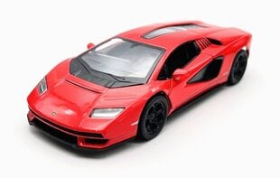 Игрушечный автомобиль KinSmart, Lamborghini Countach LPI 800-4, красный цвет цена и информация | Игрушки для мальчиков | hansapost.ee