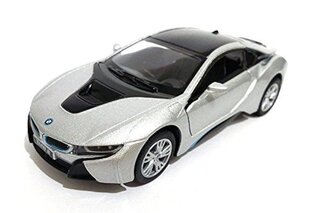 Игрушечная машинка KinSmart, BMW i8, серебристый цвет цена и информация | Игрушки для мальчиков | hansapost.ee