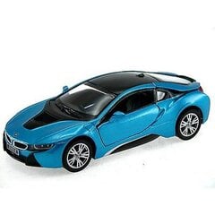 Игрушечная машинка KinSmart, BMW i8, синий цвет цена и информация | Игрушки для мальчиков | hansapost.ee