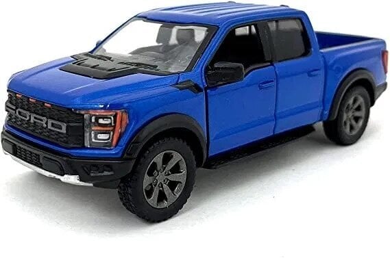 Mänguauto KinSmart, 2022 Ford F-150 Raptor, sinine price and information | Mänguasjad poistele | hansapost.ee