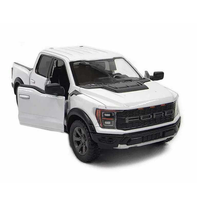 Mänguauto KinSmart, 2022 Ford F-150 Raptor, valge цена и информация | Mänguasjad poistele | hansapost.ee