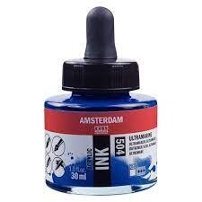 Akrüülvärv Amsterdam 30 ml Ultramarine цена и информация | Kunstitarbed, voolimise tarvikud | hansapost.ee