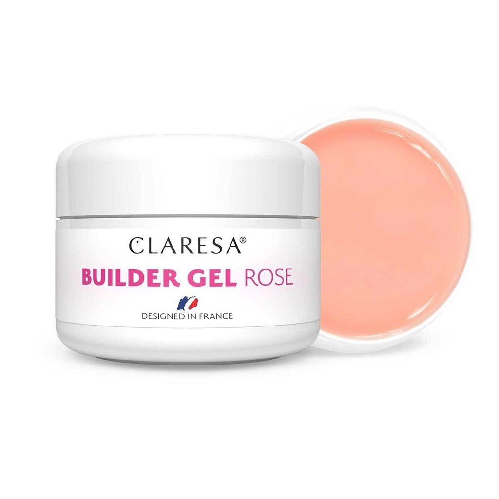 Küünte geel Claresa Builder Gel Rose, 25 g hind ja info | Küünelakid ja küünelakieemaldajad | hansapost.ee