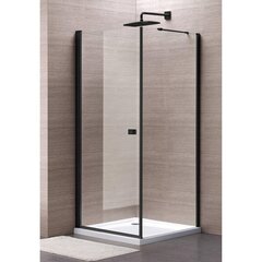 Dušikabiin Mesina Black DW 80x80 cm цена и информация | Душевые кабины | hansapost.ee