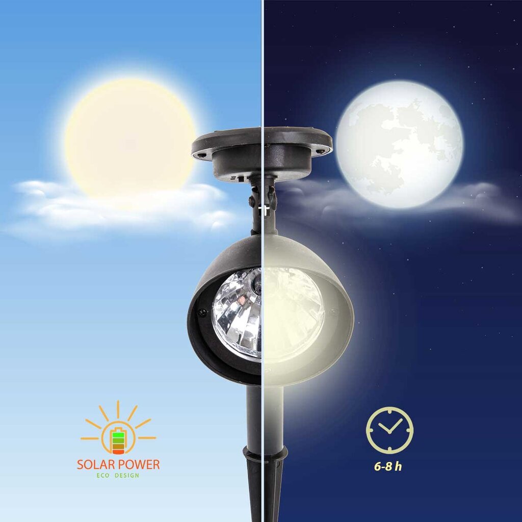 Aialatern päikesepaneeliga Saska Garden 3 LED цена и информация | Aiavalgustid ja õuevalgustid | hansapost.ee