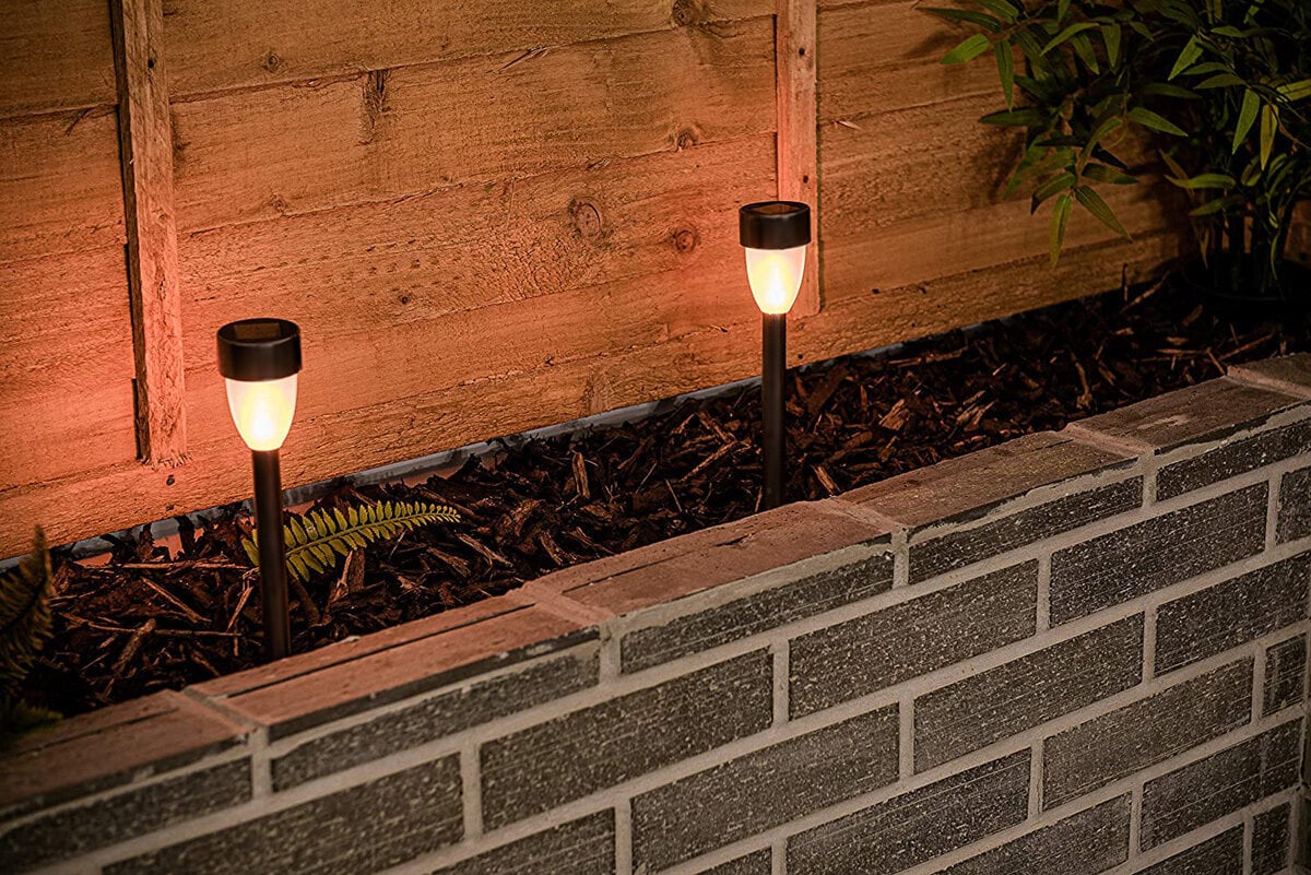 Leegiefektiga aialamp Saska Garden, 3 LED, 36,5 cm hind ja info | Aiavalgustid ja õuevalgustid | hansapost.ee