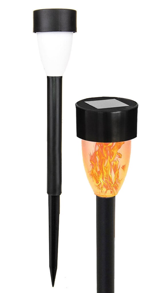 Leegiefektiga aialamp Saska Garden, 3 LED, 36,5 cm цена и информация | Aiavalgustid ja õuevalgustid | hansapost.ee