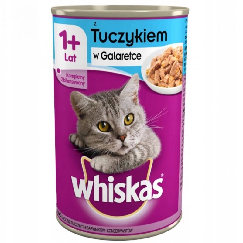 Whiskas tuunikalaga, 400 g x 24 hind ja info | Kassikonservid | hansapost.ee