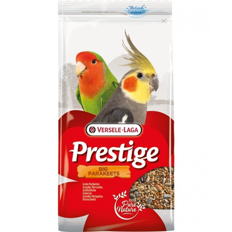 Toit suurtele papagoidele Versele-Laga Prestige Big Parakeets, 4 kg цена и информация | Toit lindudele | hansapost.ee
