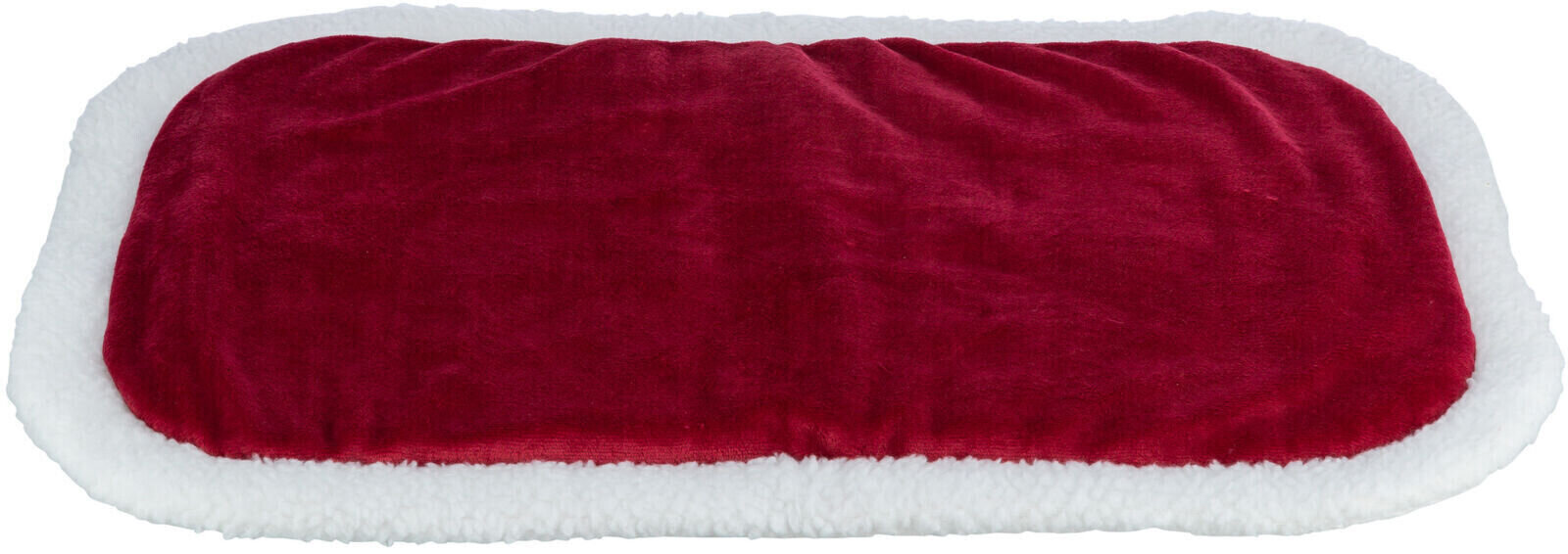 Lemmiklooma matt Trixie Xmas Nevio, 75x47 cm, valge/punane hind ja info | Pesad, asemed | hansapost.ee