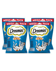 Dreamies Mega Pack kassidele lõhega, 4x180 g hind ja info | Kasside maiused | hansapost.ee