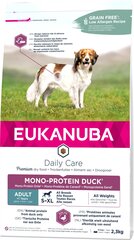 Eukanuba Daily Care täiskasvanud koertele pardiga, 2,3 kg hind ja info | Koerte kuivtoit ja krõbinad | hansapost.ee