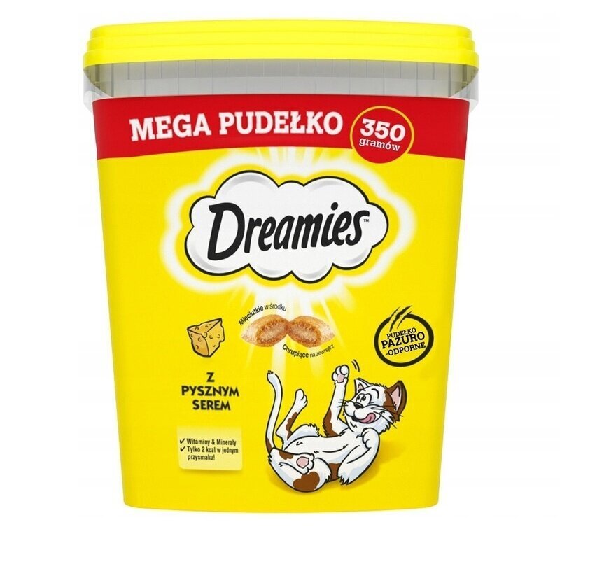 Dreamies Mega Box kassidele juustuga, 2x350 g цена и информация | Kasside maiused | hansapost.ee