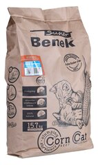 Кукурузный наполнитель для кошек Benek Super corn cat, 25 л цена и информация | Наполнители для туалета | hansapost.ee