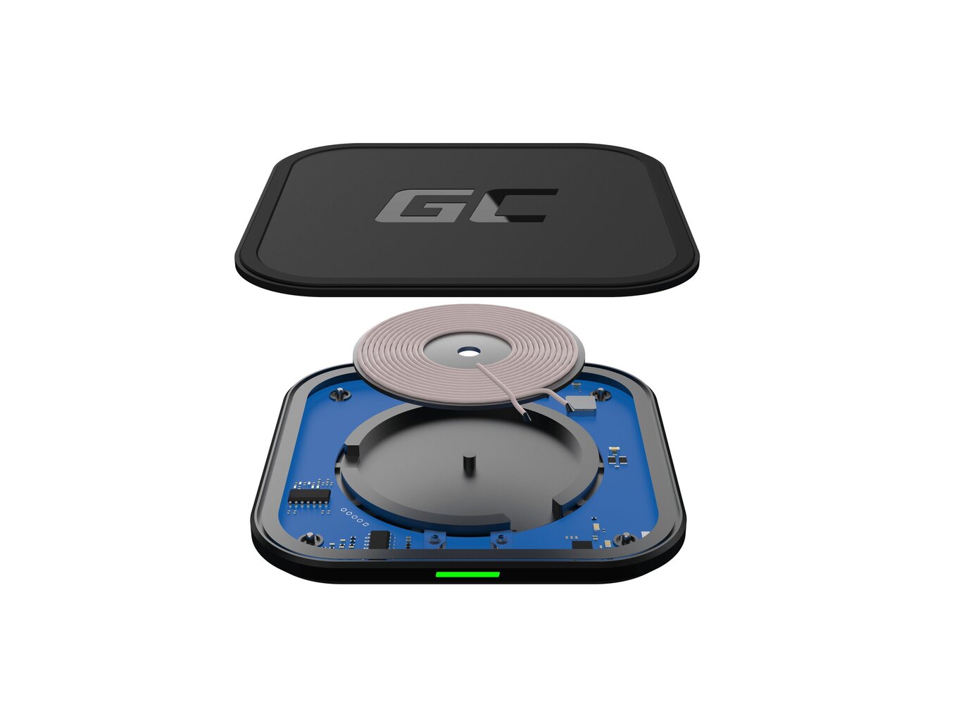 GREEN CELL QIG AirJuice Wireless Charger hind ja info | Laadijad mobiiltelefonidele | hansapost.ee