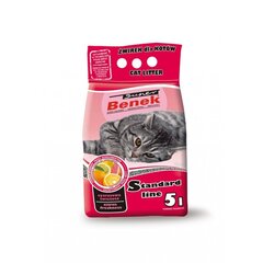 Бентонитовый комкующийся наполнитель для кошачьего туалета Super Benek 5 л цена и информация | Наполнители для туалета | hansapost.ee