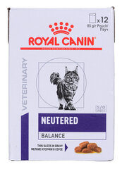 Royal Canin VHN Cat Neutred Balance для кошек после стерилизации, 12х85 г цена и информация | Кошачьи консервы | hansapost.ee
