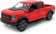 Mänguauto KinSmart, 2022 Ford F-150 Raptor, punane цена и информация | Mänguasjad poistele | hansapost.ee