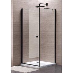 Dušikabiin Mesina Black DW 90x80 cm цена и информация | Душевые кабины | hansapost.ee