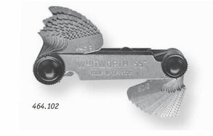 Keermekamm mudel 464 WW-MM 0,25-6,0mm 52 lehte samm 4-62mm hind ja info | Scala Remondikaubad, sanitaartehnika ja kütteseadmed | hansapost.ee