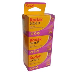 Kodak пленка Gold 200/36x3 цена и информация | Аксессуары для фотоаппаратов | hansapost.ee