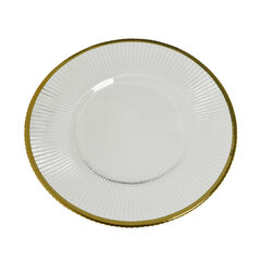 Тарелка FORTE D26,5см, стекло цена и информация | Посуда, тарелки, обеденные сервизы | hansapost.ee