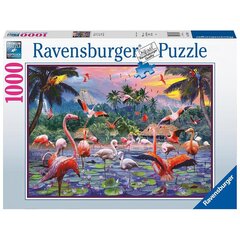 Пазл Ravensburger 1000 шт Фламинго цена и информация | Пазлы | hansapost.ee