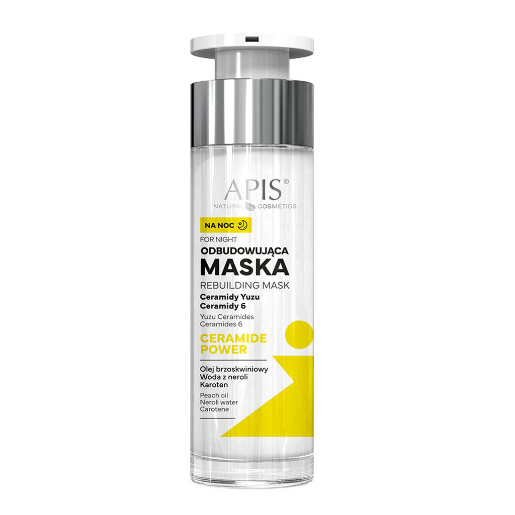 apis ceramide power night mask 50 ml цена и информация | Näomaskid ja silmamaskid | hansapost.ee