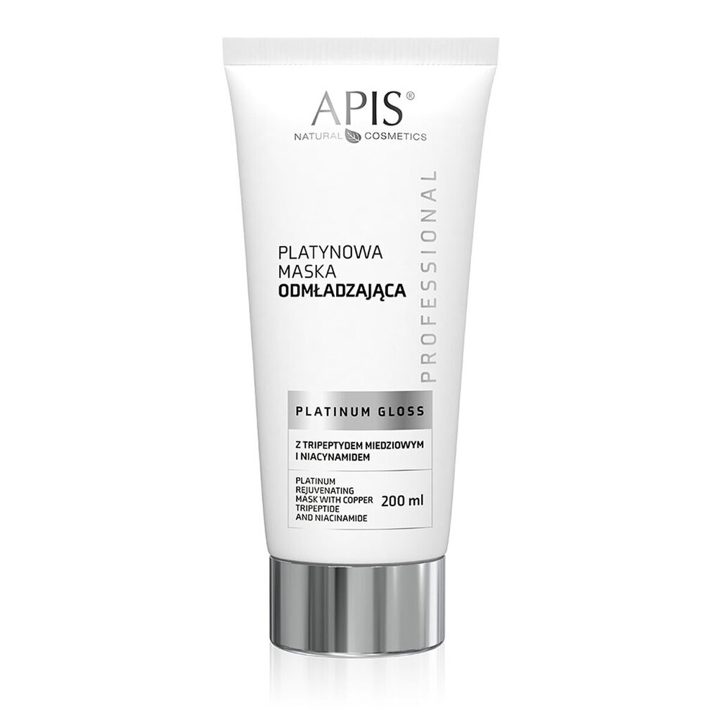 Veido kaukė Apis Platinum Gloss, su vario tripeptidu ir niacinamidu, 200 ml hind ja info | Näomaskid ja silmamaskid | hansapost.ee