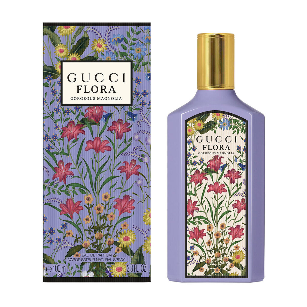 Parfüümvesi Gucci Flora Gorgeous Magnolia EDP naistele, 100 ml цена и информация | Parfüümid naistele | hansapost.ee