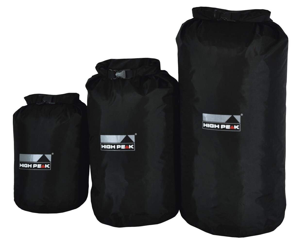 Veekindel kott High Peak Drybag, 15 L, must цена и информация | Matkakotid ja reisikotid | hansapost.ee