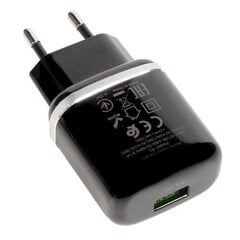 Reisilaadija Hoco N3 USB / 18W / 3A / Quick Charge 3.0, must цена и информация | Зарядные устройства для телефонов | hansapost.ee