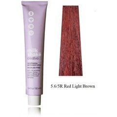 Juuksevärv MilkShake Creative Permanent, 5.6/5R Red Light Brown, 100 ml price and information | Hair dyes | hansapost.ee