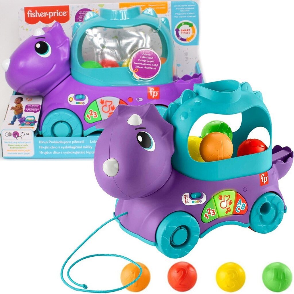 Põrkuvad pallid Fisher Price dinosaurus hind ja info | Arendavad laste mänguasjad | hansapost.ee